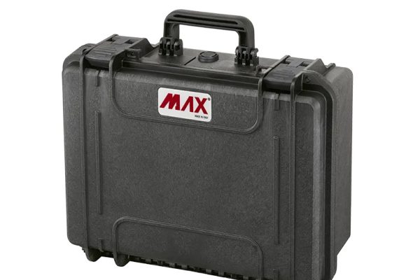 MALETA MAX CASES - MAX380H160V. color negro cerrada | Maletas Estancas